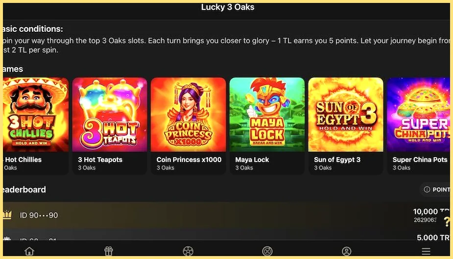 1 King slot turnuvası ve liderlik tablosu – detaylı görünüm 1 King slot turnuvası ve liderlik tablosu – detaylı görünüm